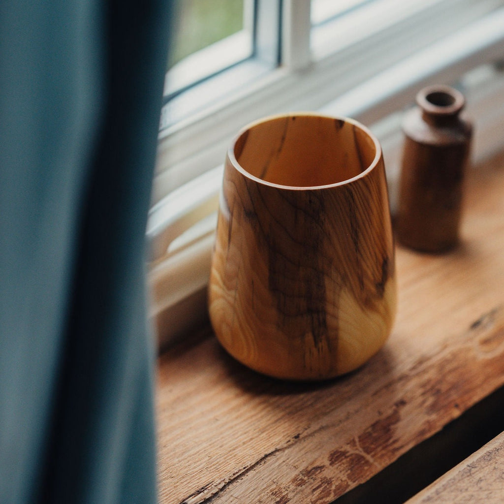 Hand-Turned Wooden Cup