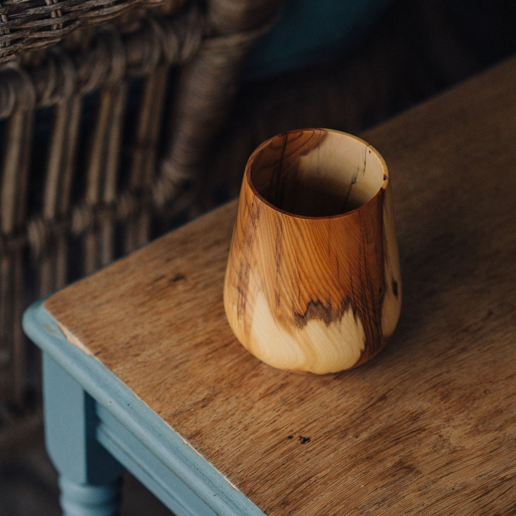Hand-Turned Wooden Cup