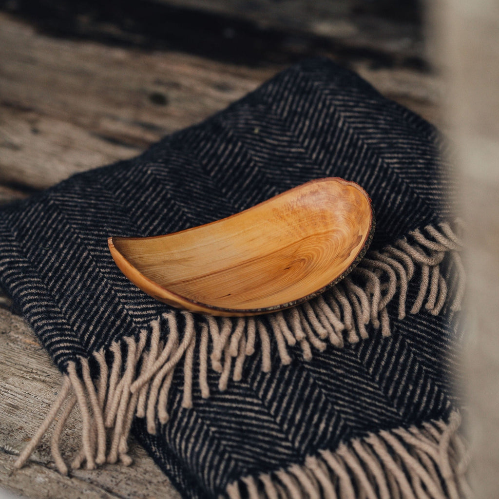 Hand-Turned Wooden Dish