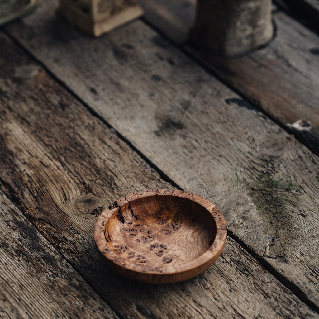 Hand-Turned Wooden Bowl