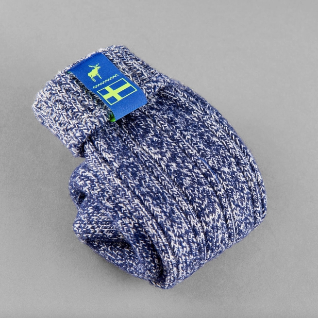 The Nordic Sock Company - Classic Nordic Socks - Midnight Blue