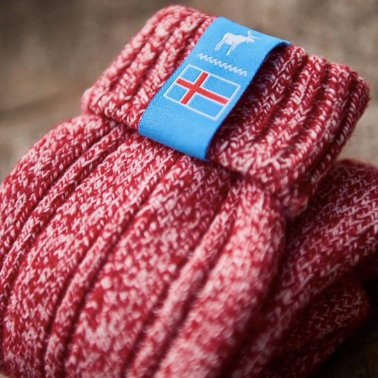 The Nordic Sock Company - Icelandic Saga Socks - Nordic Red
