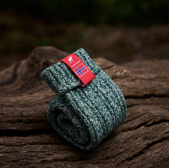 The Nordic Sock Company - Norwegian Fjord Socks - Pine Green